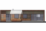 Projekt bungalovu Linear 310 obr.414