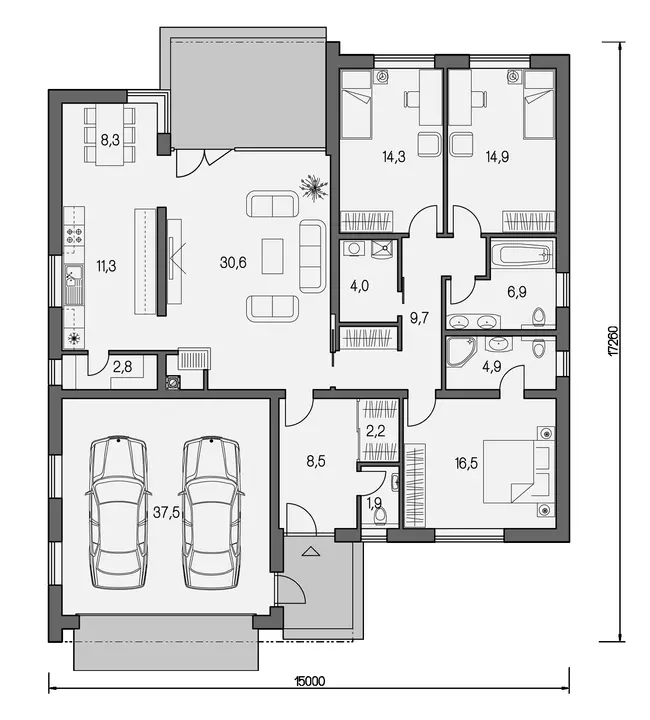 Linear 318 Přízemí