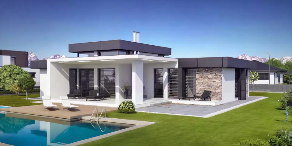 Moderní bungalov Linear 324 3