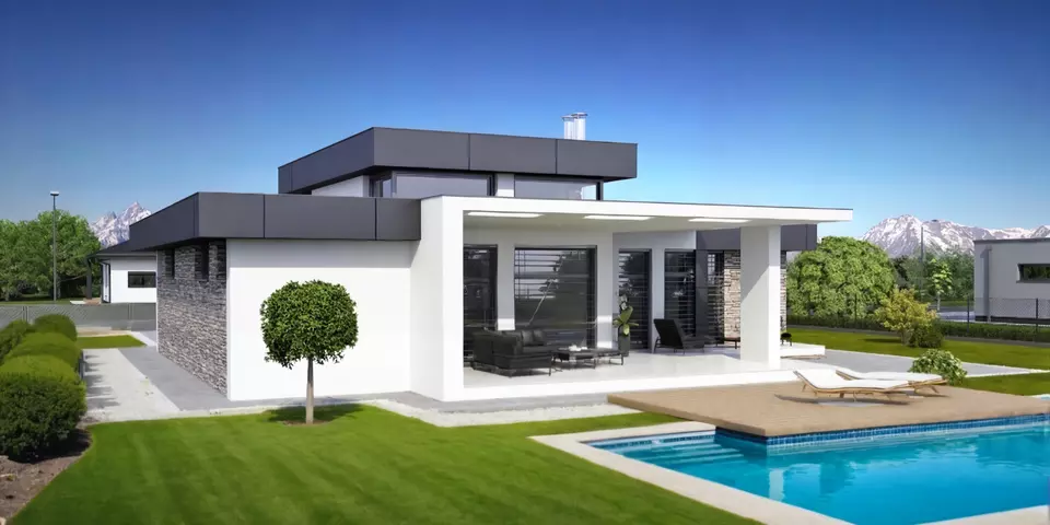 Moderní bungalov Linear 324 2