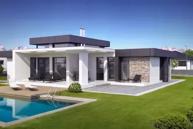 Moderní bungalov Linear 324